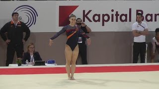 Houry Gebeshian ARM  Floor  2015 European Championships Quals [upl. by Mose]