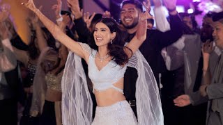 Bride Performs a Stunning Dance Performance  Indian Wedding at Baltimore Harborplace Hotel 4K [upl. by Ardnossac]