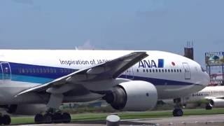 福岡空港 ＡＮＡ Ｉｎｓｐｉｒａｔｉｏｎ ｏｆ ＪＡＰＡＮ ＪＡ７０２Ａジャンボ出発！ [upl. by Anileh]