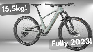 EBIKE 2023 Scott Lumen Eride TQ 2023 Fully EMTB Mountainbike Das leichteste EBike Fully der Welt [upl. by Namar]