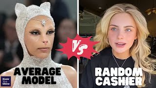 Are Random Cashiers Hotter Than The Average Model Model Vs Cashier Meme Explained [upl. by Dannon944]