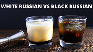 How To Make Black Russian VS White Russian Cocktail [upl. by Akselaw]