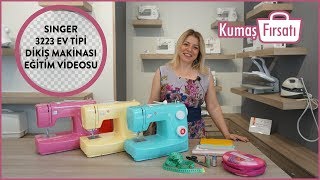 Singer 3223 Ev Tipi Renkli Dikiş Makinası Eğitim Videosu [upl. by Naanac]