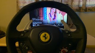 How To Play GTA 5 with Ferrari Thrustmaster T80 Racing Steering Wheel PS4 and GAMEPLAY [upl. by Willyt]