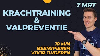 VALPREVENTIE NIET vallen spierkracht is de zeer belangrijk 10min beenspieren voor 60plussers [upl. by Nairrad]