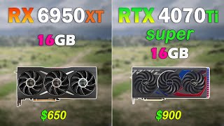 RTX 4070 Ti Super 16GB vs AMD RX 6950 XT 16GB  Which GPU is Better [upl. by Iow]