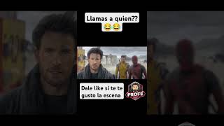 Llamas a quien parati shorts viralvideo deadpool wolverine chrisevans [upl. by Aserehs]