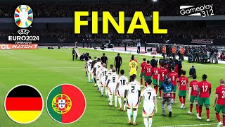 Germany vs Portugal  FINAL  EURO 2024 GERMANY  Full Match All Goals  PES Gameplay [upl. by Ariek354]