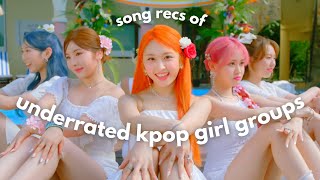 underrated kpop girl groups  song recs part 1 [upl. by Yadrahs]