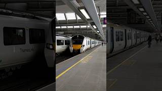 Thameslink Class 700 arrives at London Blackfriars 25th April 2024 [upl. by Guenzi]