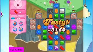 Candy Crush Saga Level 2910 20 moves NO BOOSTERS Cookie [upl. by Ellatsirhc]