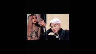 Rose and Jimin cute love 💕😍 bts blackpink rose jimin [upl. by Cocke]