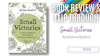 BOOK REVIEW  Small Victories by Johanna Basford [upl. by Sanfourd]