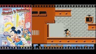 Mickeys Adventure in Numberland Nes  Gameplay completa Super advanced [upl. by Fran]