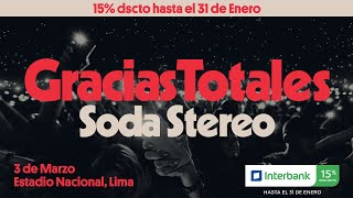 Gracias Totales Soda Stereo en Lima [upl. by Georgetta]