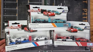 Majorette Porsche Edition trailer set Unboxing and Review Diecast Hunting in Europe [upl. by Memory]