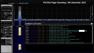 POCSAG 1488125 mHz Pager Message Decoding [upl. by Oelgnaed532]