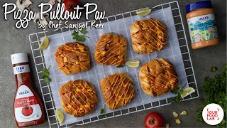 Pizza Pullout Pav Recipe  Chef Sanjyot Keer [upl. by Nevaeh670]