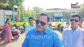 Goan Reporter Minister Mauvin Godinho casts his vote at Regina Mundi polling station at Chicalim [upl. by Yasibit]