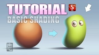 Autodesk Sketchbook Pro Tutorial  Basic Shading [upl. by Enialahs]