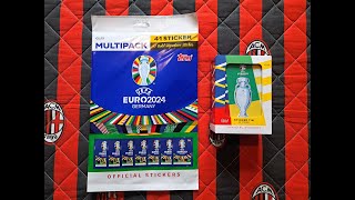 HIT NOWOŚĆ TOPPS UEFA EURO 2024 GERMANY STICKERS  UNBOXING MULTIPACKA I PUSZKI Z NAKLEJKAMI [upl. by Llerrit]