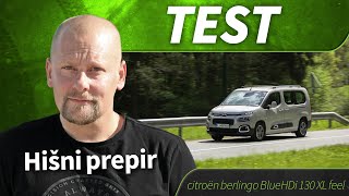 2019 citroen berlingo BlueHDi 130 BVM6 XL feel  test [upl. by Schaaff]