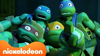 TMNT Las Tortugas Ninja  ¡15 MINUTOS de escenas de pela de las Tortugas Ninja ⚔️  Nickelodeon [upl. by Kentiga227]