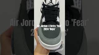 Unboxing Air Jordan 4 Retro Fear 2024 sneakers sneakerhead sneakernews sneakeraddict jordan4 [upl. by Baoj]