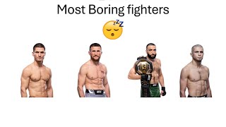 Most Boring UFC Fighters and why [upl. by Auqenet]