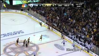 Patrice Bergeron ties the game with 50s left in game 7  May 13 2013 [upl. by Faludi488]