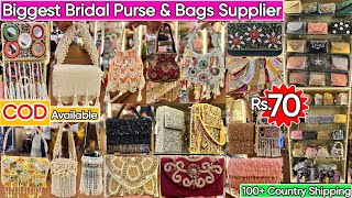 Latest Designer Bridal Purse amp Handbags Collection 2024  Latest Trending Wedding Special Purses [upl. by Harle]