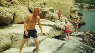 Cliff Jumping in Buza One in Dubrovnik Croatia [upl. by Yeung]