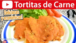 CÓMO HACER TORTITAS DE CARNE  Vicky Receta Facil [upl. by Cuyler]