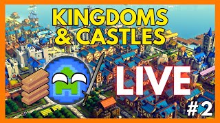 COSTRUIAMO LE DIFESE AL NOSTRO VILLAGGIO  LIVE  Kingdoms and Castles ITA [upl. by Lapides]