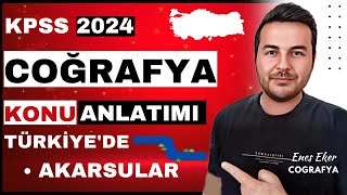 12 KPSS 2024 I Türkiyede Akarsular I Enes Hoca kpsscoğrafya kpss2024 [upl. by Ibrahim]