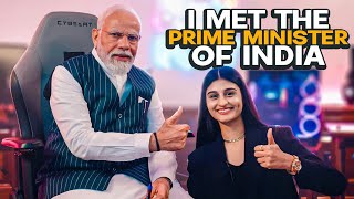 I MET THE PRIME MINISTER OF INDIA ❤️ [upl. by Aremat]