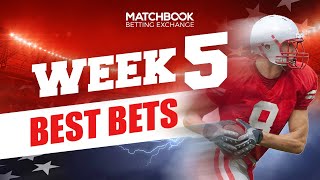 NFL WEEK 5 BEST BETS [upl. by Franek]