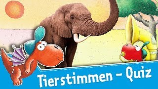 TierstimmenQuiz  Der kleine Drache Kokosnuss – Ratespiel für Kinder – Neues von der Dracheninsel [upl. by Nwahsad]