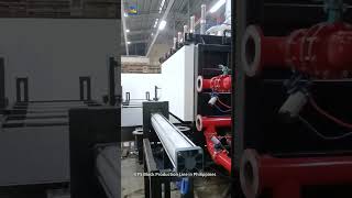 EPS Block Production Line working in Philippines [upl. by Larok]