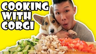 COOKING WITH CORGI DOG  Life After College Ep 520 [upl. by Carhart]