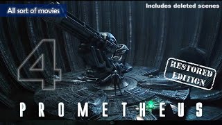 Prometheus 2012  Part 4 Alien ship and Engineer encounter  Restored Edition [upl. by Conger]