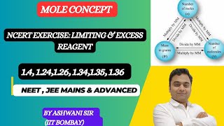 Limiting reagentNcert numericals  BASIC CONCEPT OF CHEMISTRY CLASS 11 MOLE CONCEPT [upl. by Bihas]