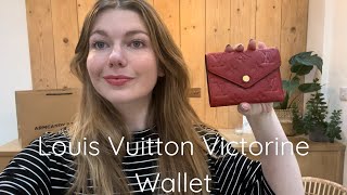 Louis Vuitton Victorine Wallet Review [upl. by Naveb]