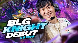 CASTING BLG KNIGHT DEBUT  DEMACIA CUP BLG VS RNG  CAEDREL [upl. by Miah]