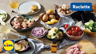 Raclette Zutaten Ideen  schnell amp einfach  Lidl Kochen [upl. by Evetta660]