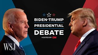 Full Debate Biden and Trump in the First 2024 Presidential Debate  WSJ [upl. by Lemrahs]