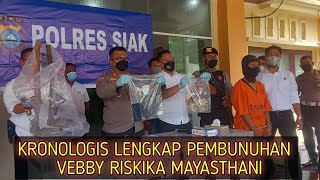 KRONOLOGIS LENGKAP PEMBUNUHAN VEBBY [upl. by Allcot]