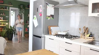 Una giornata per decorare la casa  Il nuovo progetto è pronto  Cucito cuscino  Pizza  Vlog [upl. by Nagle]