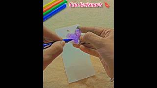 Diy Easy Bookmark💖paper bookmark shorts youtubeshorts viralvideo craft bookmark [upl. by Bashemeth937]