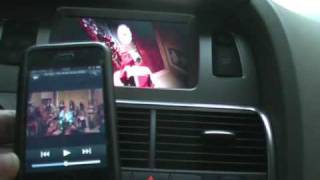 Video iphone 3G en el MMI audi  gateway 500 [upl. by Hama]